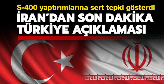 Son Dakika: ran'dan ABD'nin Trkiye'ye yaptrm kararna tepki!
