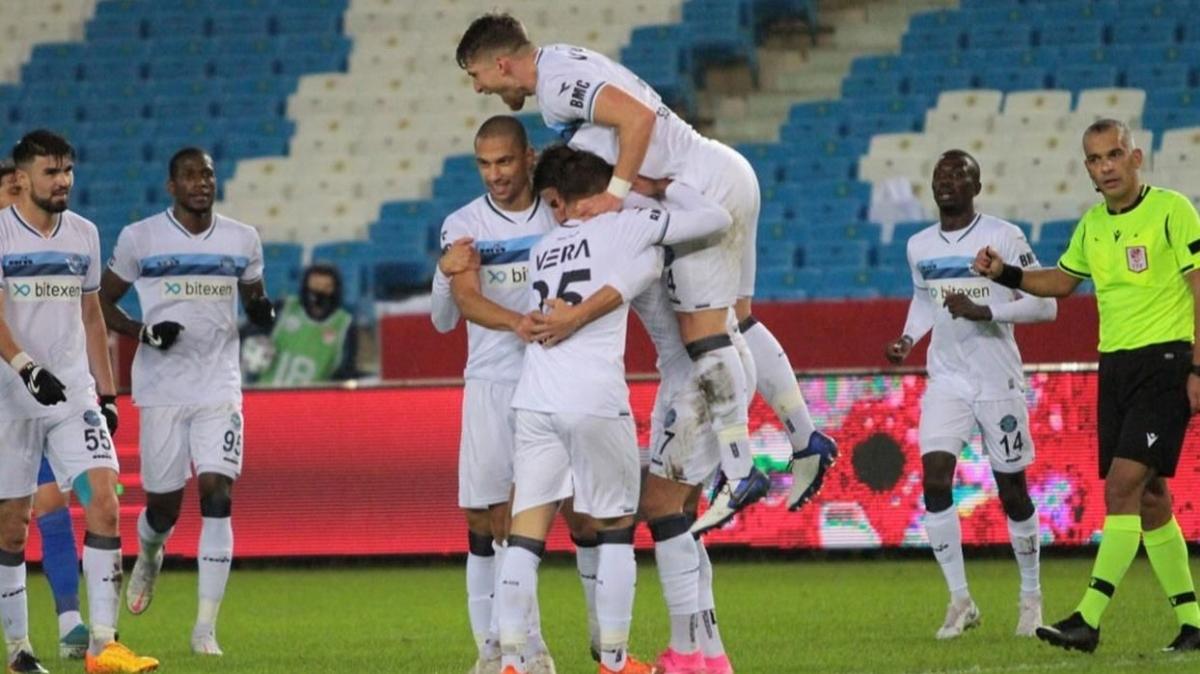 Adana Demirspor, Trabzonspor'u kupanın dışına itti