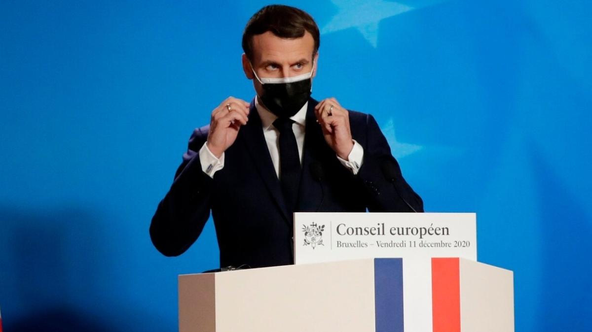 Koronavirs testi pozitif kan Macron'dan salk durumuna ilikin aklama
