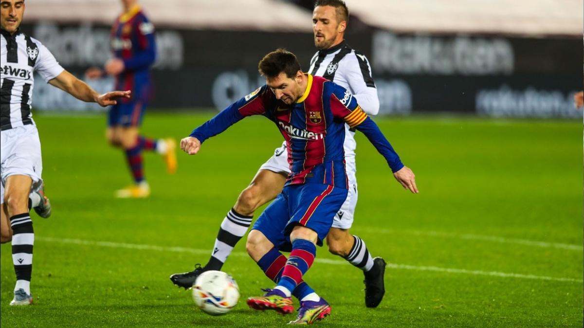 Lionel Messi'nin bir rekor daha krmas bir gol uzaklkta