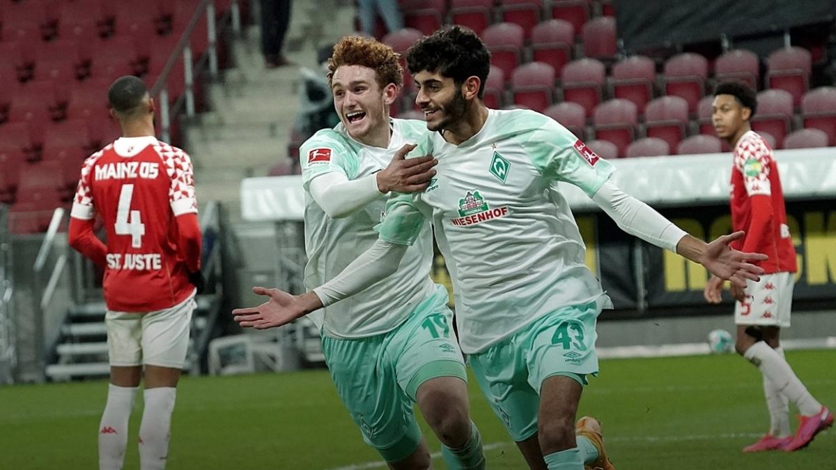 Eren Dinki ilk manda Werder Bremen'e 3 puan getirdi