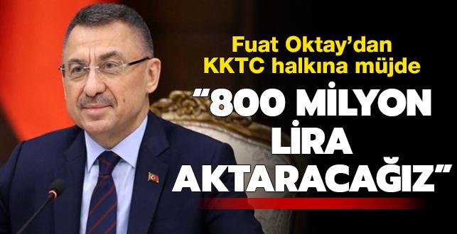 Cumhurbakan Yardmcs Oktay: KKTC'ye 800 milyon lira aktaracaz