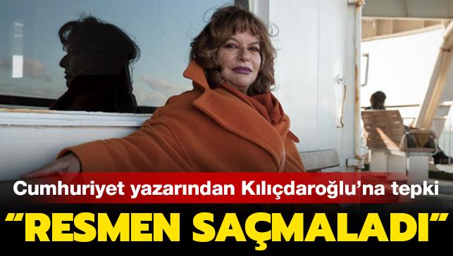 Cumhuriyet yazar Mine Krkkanat'tan Kldarolu'na tepki: 'Resmen samalad'
