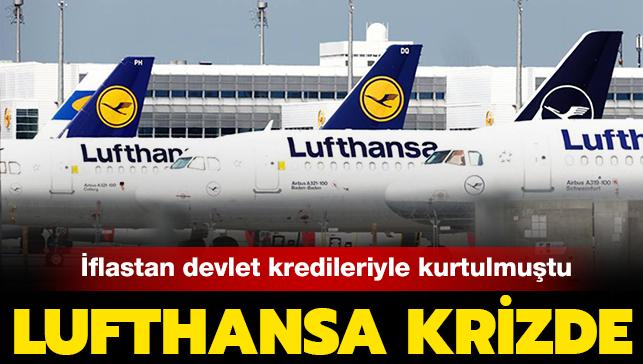 İflastan devlet kredileriyle kurtulmuştu... Alman havayolu şirketi Lufthansa krizde: Pilotlarıyla tasarruf konusunda anlaştı