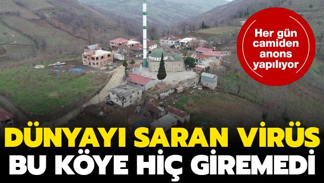 Trkiye'de koronavirsn grlmedii tek yer! 'Koronavirs mahallemize sokmayacaz'