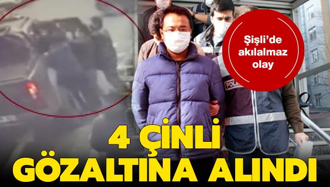 İstanbul göbeğinde akılalmaz olay! 4 Çinli gözaltına alındı