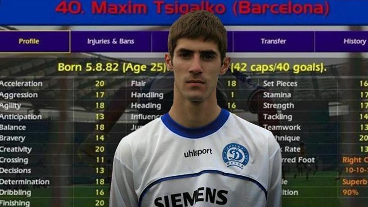 Menajerlik oyunlarının efsane futbolcusu Maxim Tsigalko yaşamını yitirdi