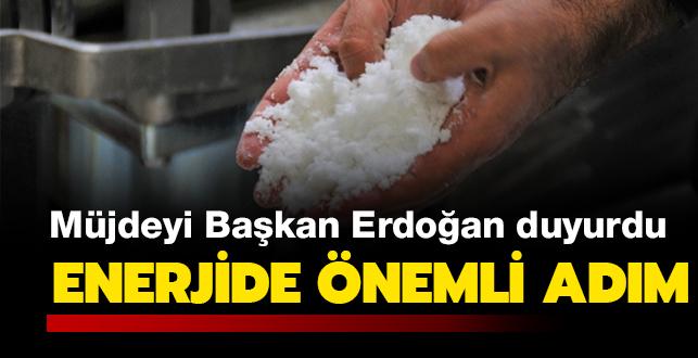 Son dakika haberler: Trkiye'de ilk lityum tesisi ald! Bakan Erdoan mjdeyi duyurdu