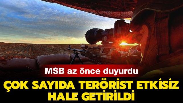 Sızma girişiminde bulundular... 15 PKK/YPG'li terörist etkisiz hale getirildi