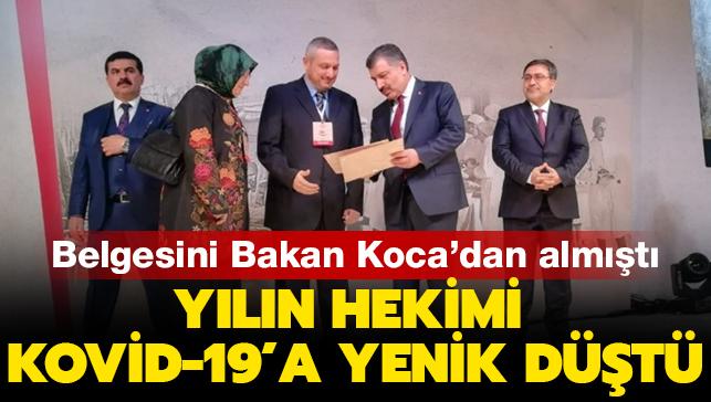 Son dakika haberi: Bursa'da 'yln hekimi' seilip dln Bakan Koca'dan almt: Doktor Yavuz Durmu koronavirse yenik dt