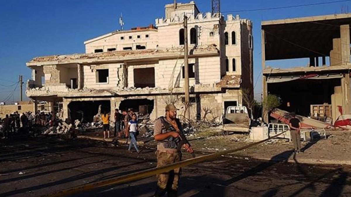 Suriye'nin kuzeyindeki Azez'de bombalı saldırı: 2 sivil yaralandı