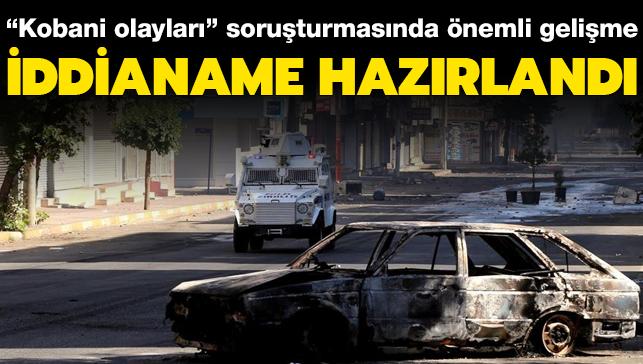 Ankara Cumhuriyet Başsavcılığından "Kobani olayları" soruşturması iddianamesi