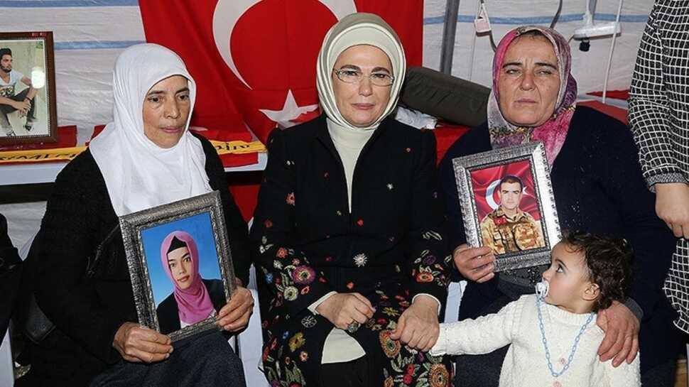 Emine Erdoan'dan Diyarbakr annelerine destek