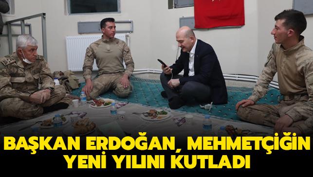 Başkan Erdoğan, Mehmetçiğin yeni yılını kutladı