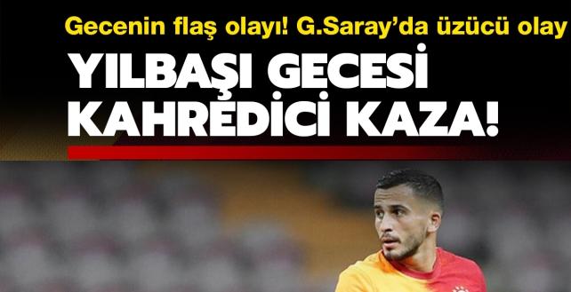 Son dakika: Galatasaraylı Omar Elabdellaoui, hastaneye kaldırıldı