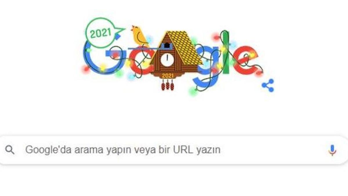 Google'nin 'Yeni Yln lk Gn' Doodle'si sosyal medyann gndemine oturdu