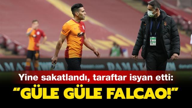 Galatasaray'da Radamel Falcao oku! Taraftar isyan etti