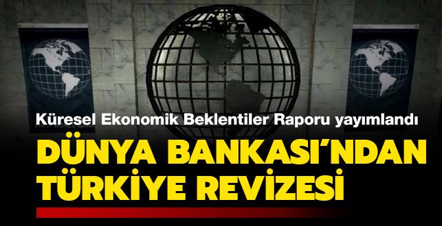 Son dakika haberleri... Dnya Bankas'ndan Trkiye tahmini: Byme orann revize etti