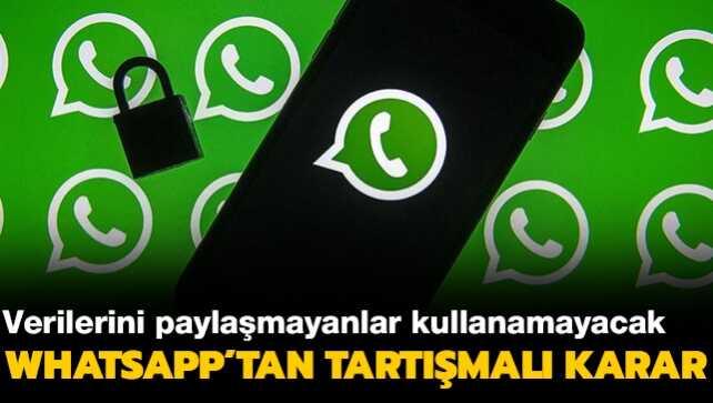 Verilerini Facebook ile paylaşmayanlar WhatsApp’ı kullanamayacak