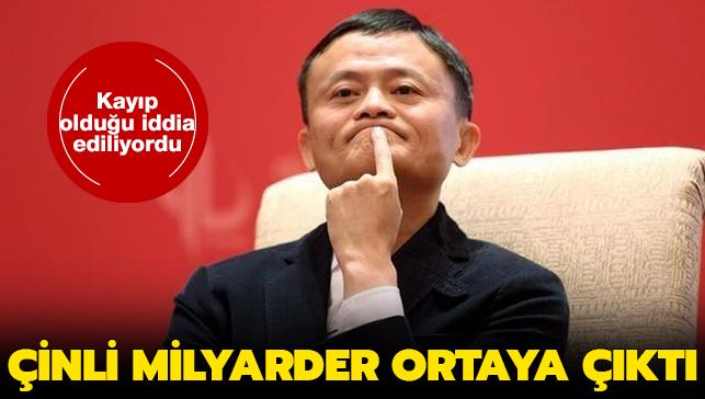 Alibaba'nn kurucusu milyarder Jack Ma ortaya kt: Kayp deil gizleniyormu