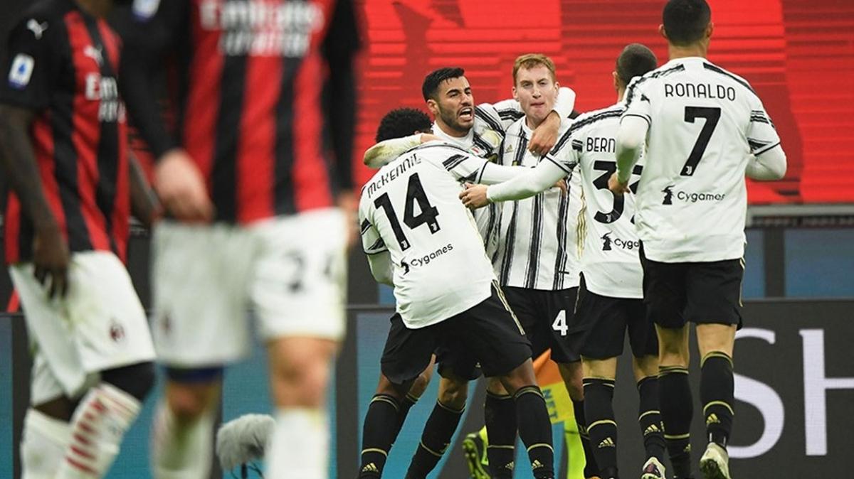 Serie A'daki dev mata Juventus Milan' devirmeyi baard