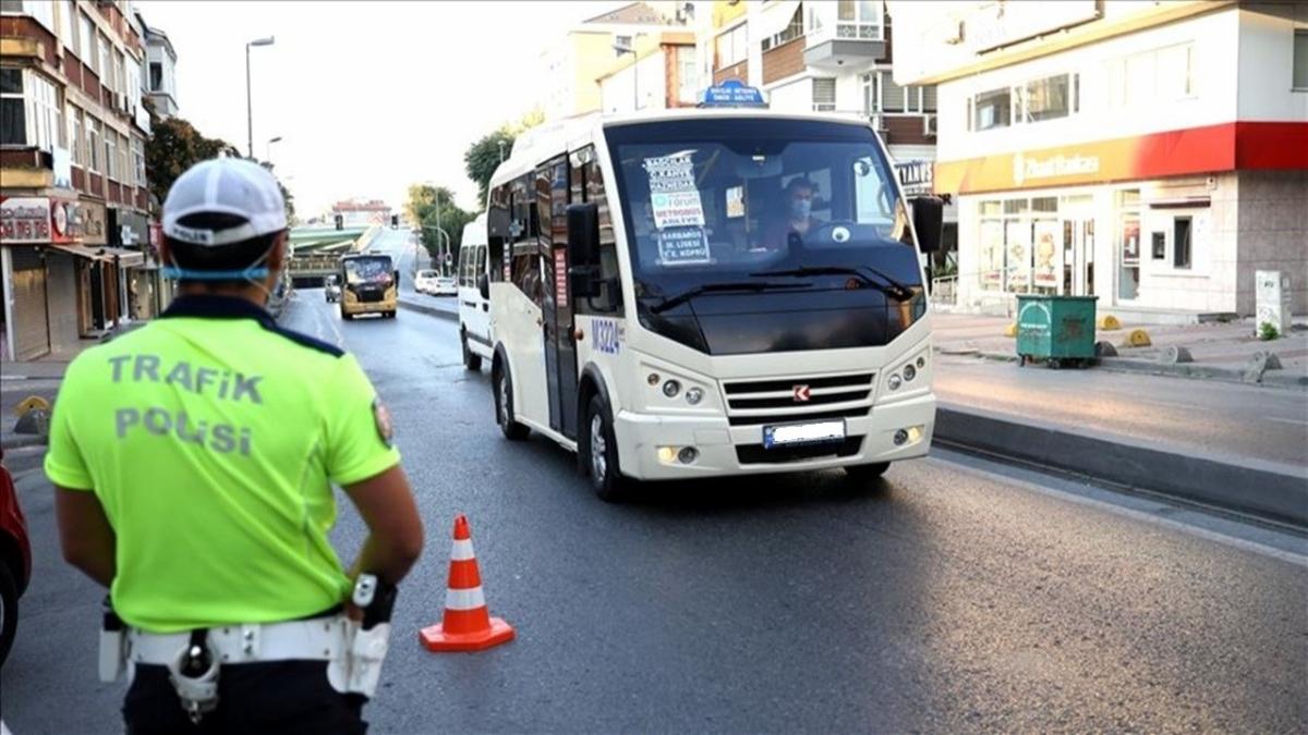 stanbul'da 19 bin 743 minibs denetlendi: Hatl minibsler en ok trafik kural ihlalinden ceza ald