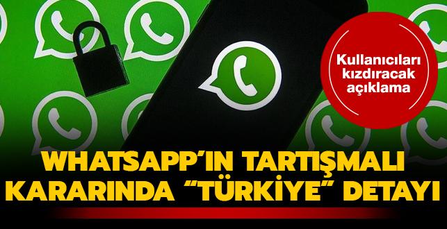 WhatsApp'n tartmal kararnda "Trkiye" detay... Kullanclar kzdracak aklama