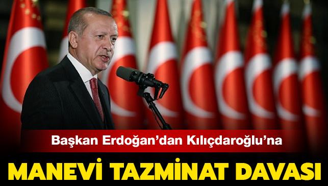 Son Dakika: Bakan Erdoan, 'szde cumhurbakan' ifadesi nedeniyle Kldarolu'na manevi tazminat davas at