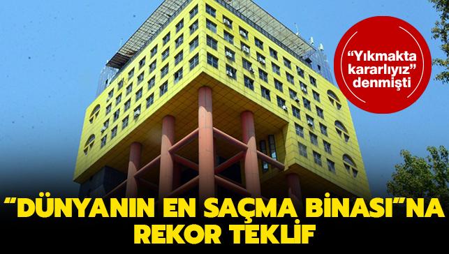Belediye bakan "Ykmakta kararlyz" demiti: "Dnyann en sama binasna" 30 milyon liralk teklif geldi