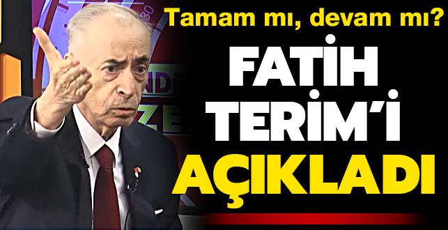 Son dakika! Mustafa Cengiz, Fatih Terim'i aklad: Hocamzla derdimiz yok