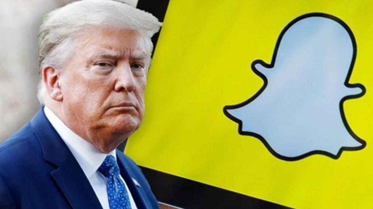 Snapchat, Trump'n hesabn kapatacan aklad