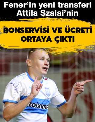 Attila Szalai'nin bonservisi ve yıllık ücreti ortaya çıktı