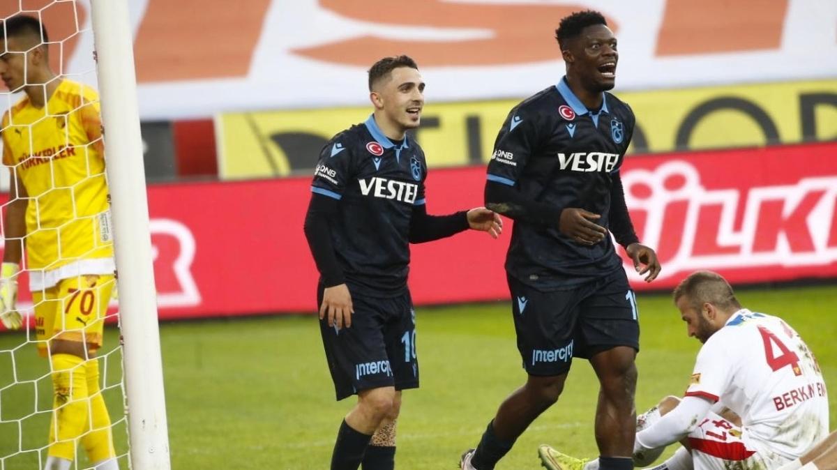 Trabzonspor'da Ekuban en skorer dnemine ulayor