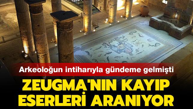 Arkeoloun intiharyla gndeme gelmiti: Zeugma'nn kayp eserleri aranyor