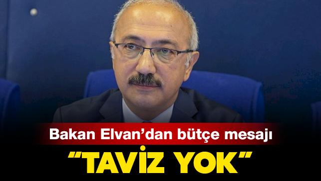 Son Dakika: Bakan Elvan, 2020 bte an aklad