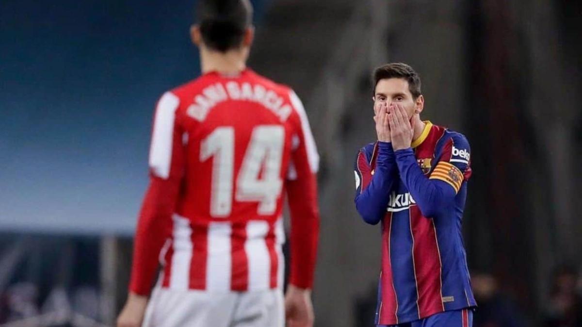 Messi krmz kart grd, Athletic Sper Kupa'nn sahibi oldu
