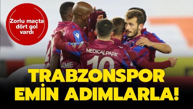 Trabzonspor, emin admlarla ilerliyor: 3-1