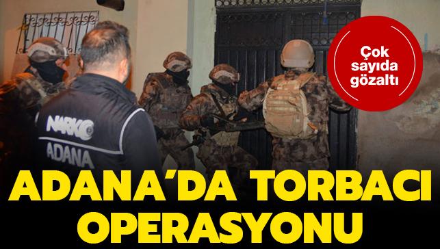 Adana'da torbaclara e zamanl operasyon: ok sayda gzalt