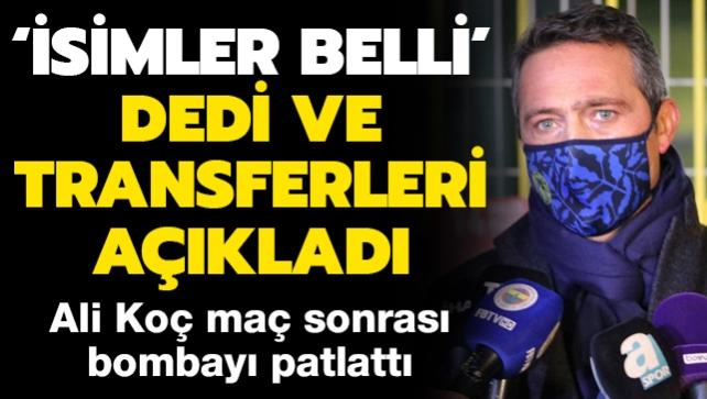 Fenerbahe transfer haberi! Ali Ko: Ayrlacak ve gelecekler var, isimler belli