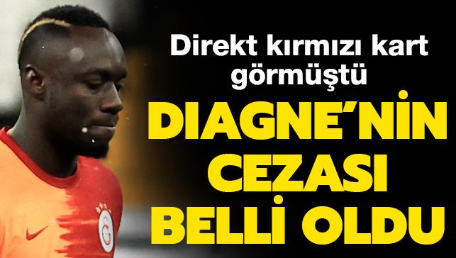 Galatasaray'a Mbaye Diagne şoku! 2 maç ceza aldı...