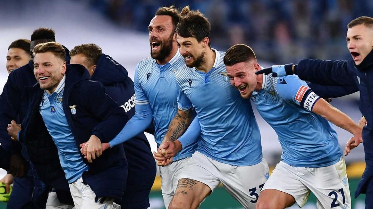 Vedat Muriqi'li Lazio, eyrek finalde Atalanta'nn rakibi oldu