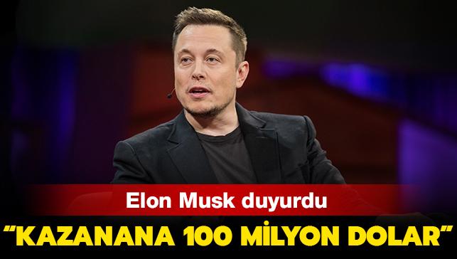 Elon Musk: "Gelitirilecek en iyi karbon yakalama sistemine 100 milyon dolar balayacam"