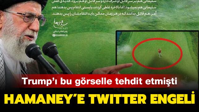 Trump'ı tehdit etmişti: Hameney'e Twitter engeli