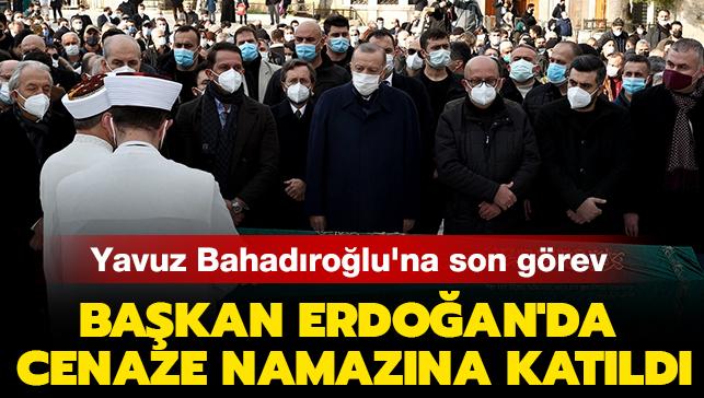 Yavuz Bahadrolu'na son grev... Bakan Erdoan'da cenaze namazna katld: "Kalemi ile bu iin fedaisiydi"