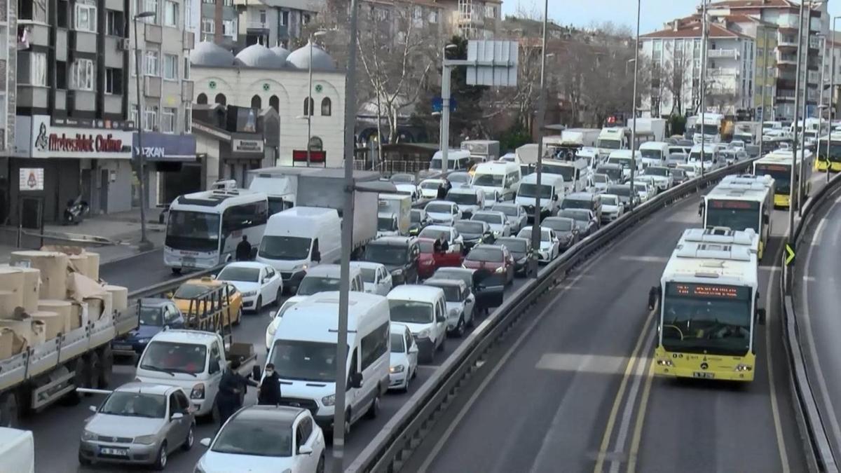 stanbul'da kstlamaya ramen trafik