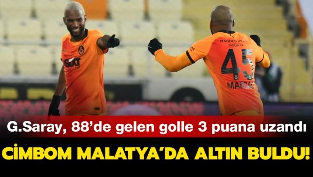 Galatasaray deplasmanda Yeni Malatyaspor'u 1-0 malup etti