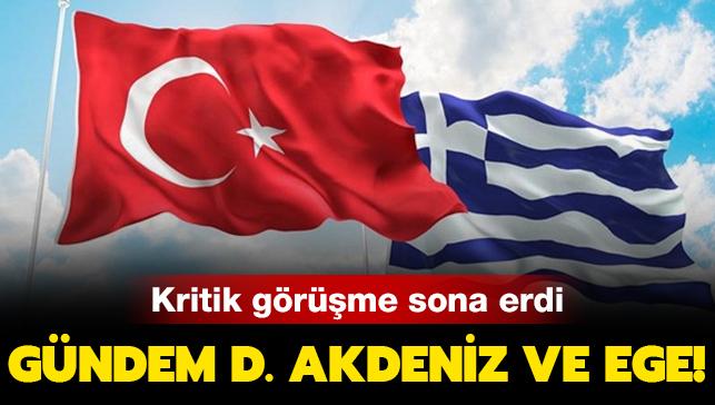 Son Dakika: Türkiye-Yunanistan istikşafi görüşmesi sona erdi