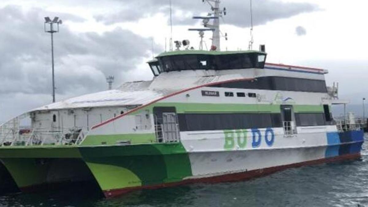 Deniz ulamna frtna engeli: BUDO'nun baz seferleri iptal edildi