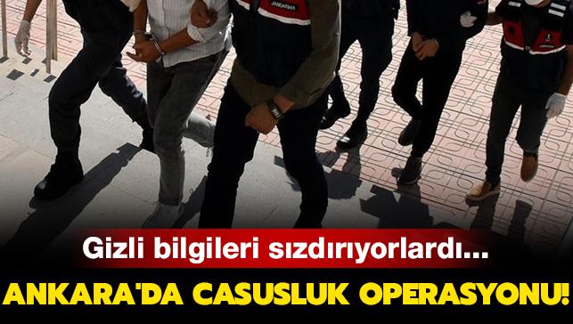 Ankara'da casusluk operasyonu: 3' asker 4 kii hakknda gzalt karar verildi
