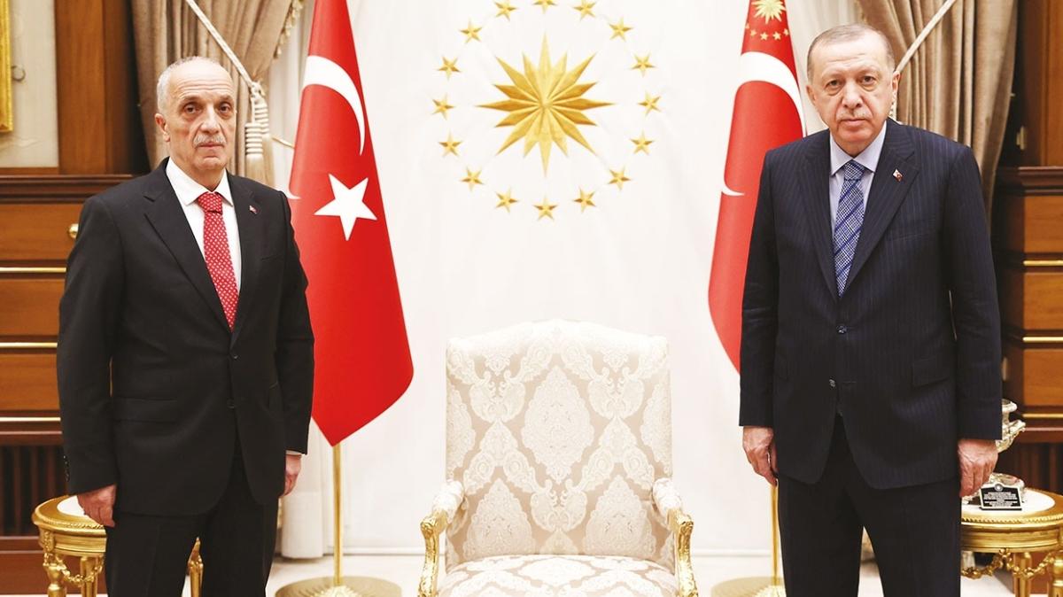 Türk-İş Başkanı'ndan Erdoğan'a rapor